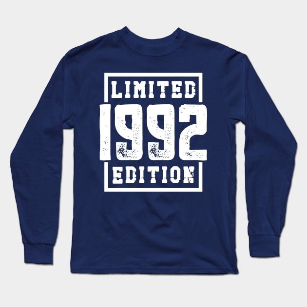 1992 Limited Edition Long Sleeve T-Shirt by colorsplash